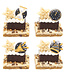 BAKERY CRAFTS Countdown to the New Year Cupcake Rings - 12 Count