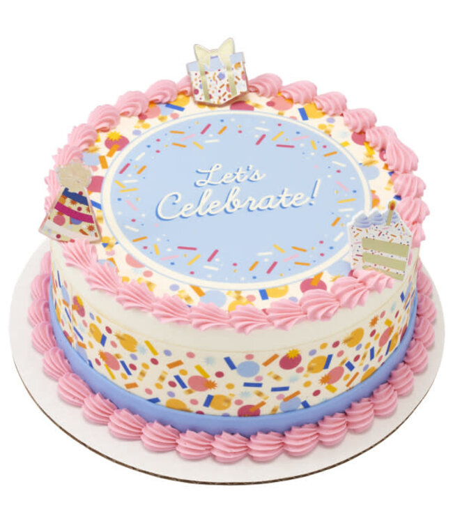 DECOPAC Party Time Assortment Cupcake Rings - 12 Count