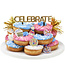 DECOPAC Party Time Assortment Cupcake Rings - 12 Count