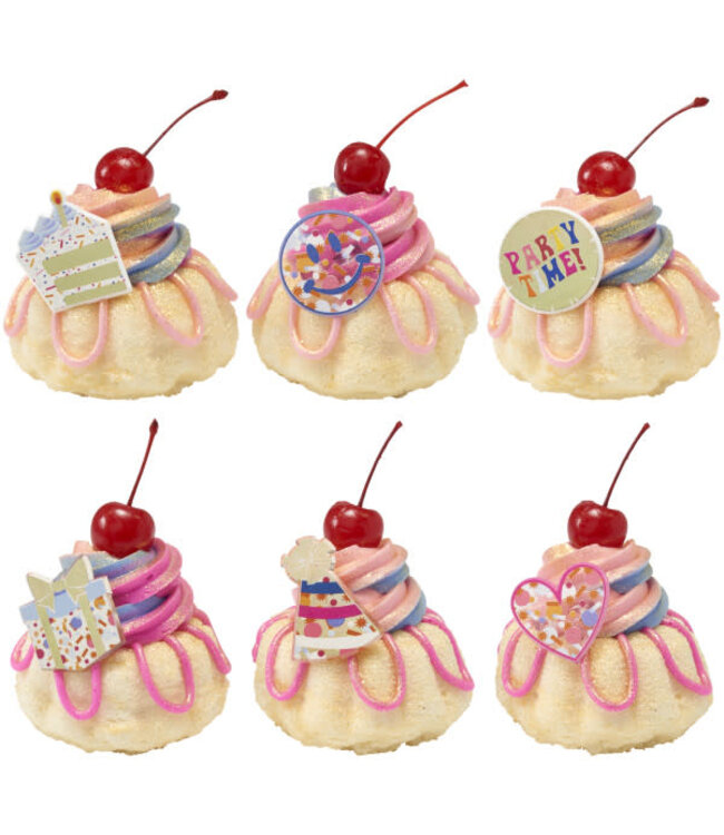 DECOPAC Party Time Assortment Cupcake Rings - 12 Count