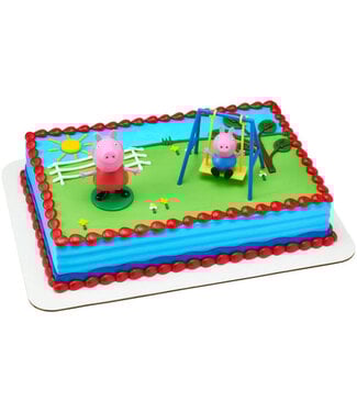 BAKERY CRAFTS Peppa Pig™ Swing Set DecoSet®