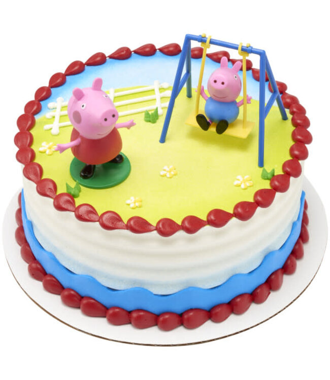 BAKERY CRAFTS Peppa Pig™ Swing Set DecoSet®