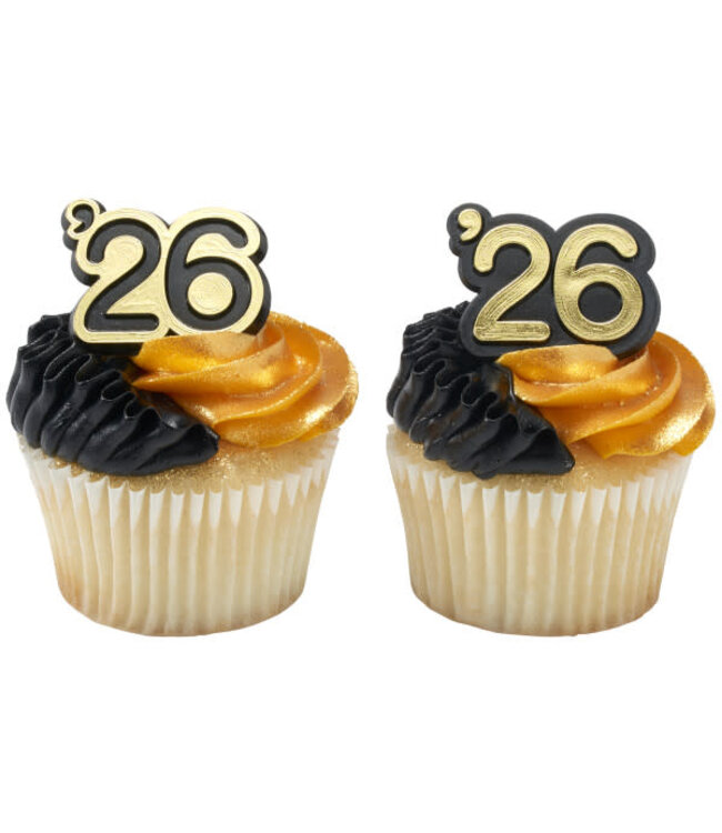 BAKERY CRAFTS 2026 Cupcake Rings - 12 Count