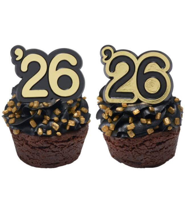 BAKERY CRAFTS 2026 Cupcake Rings - 12 Count