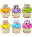 BAKERY CRAFTS DreamWorks Gabby's Dollhouse Cupcake Rings - 12 Count