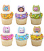 BAKERY CRAFTS DreamWorks Gabby's Dollhouse Cupcake Rings - 12 Count