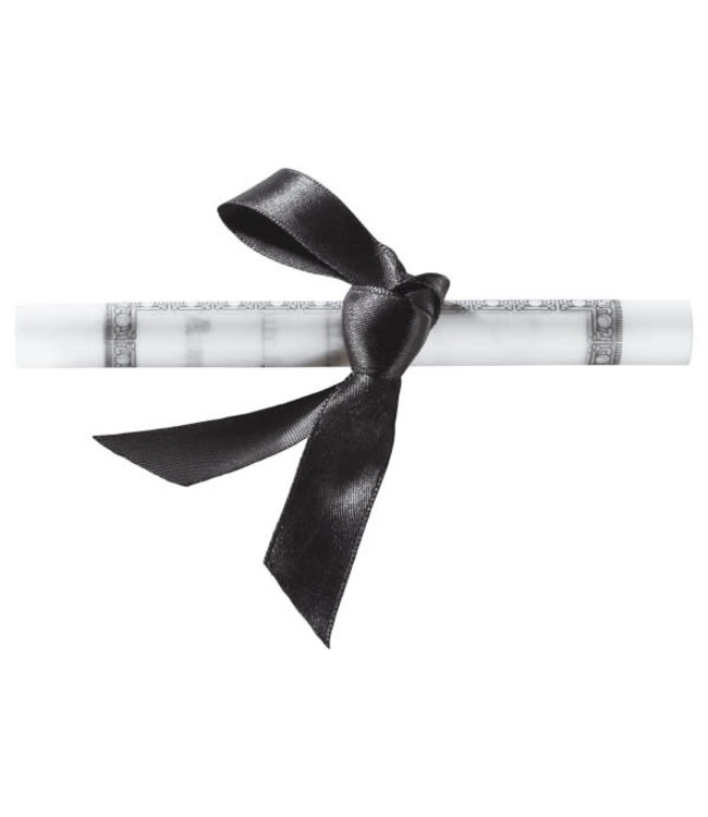 BAKERY CRAFTS Graduation Diploma with Black Ribbon Layon