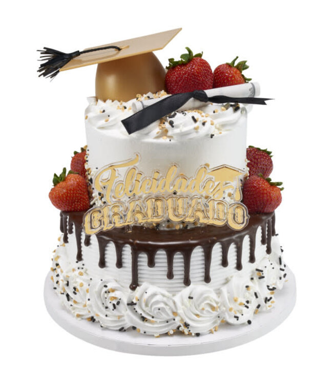 BAKERY CRAFTS Graduation Diploma with Black Ribbon Layon