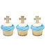 BAKERY CRAFTS Gold Cross Assortment DecoPics® - 12 Count