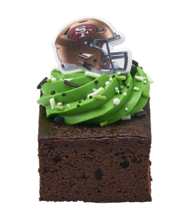 DECOPAC NFL Team Helmet Cupcake Rings - 12 Count