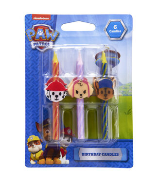 DECOPAC PAW Patrol Icon Licensed Candles - 6 Count