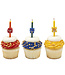 DECOPAC Sonic, Knuckles & Tails Icon Licensed Candles - 6 Count