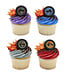 BAKERY CRAFTS Monster Jam® Car Crushing Cupcake Rings - 12Count