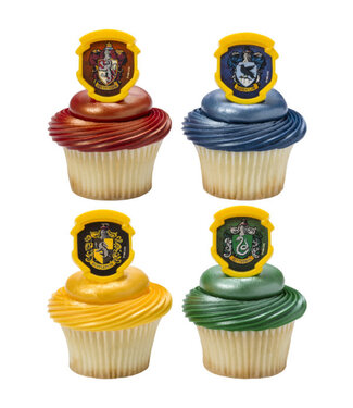BAKERY CRAFTS HARRY POTTER™ HOGWARTS™ Houses Cupcake Rings - 12 Count