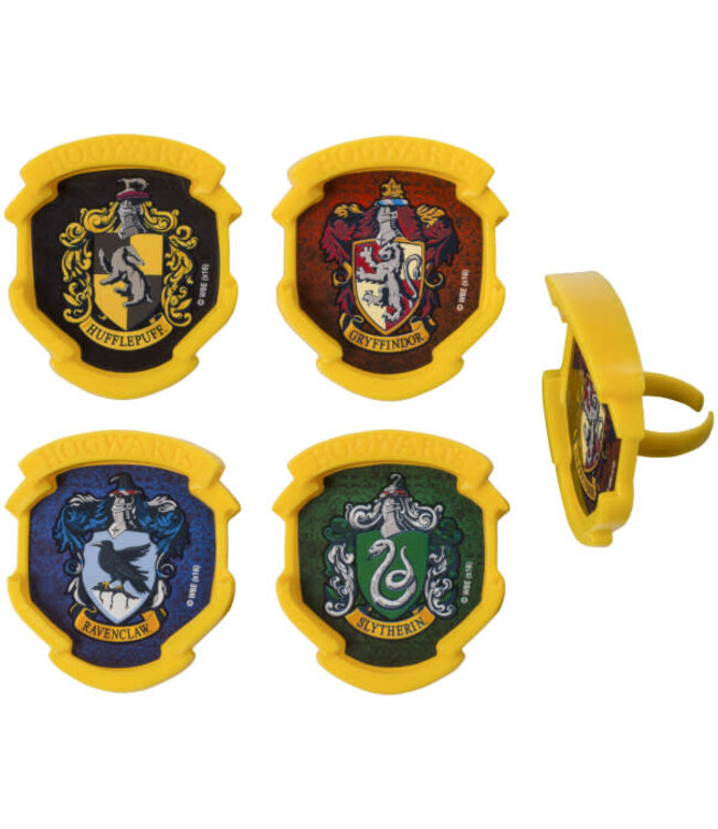 BAKERY CRAFTS HARRY POTTER™ HOGWARTS™ Houses Cupcake Rings - 12 Count