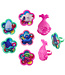 DECOPAC DreamWorks Trolls Hugs & Happiness Cupcake Rings - 12 Count