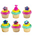 DECOPAC DreamWorks Trolls Hugs & Happiness Cupcake Rings - 12 Count