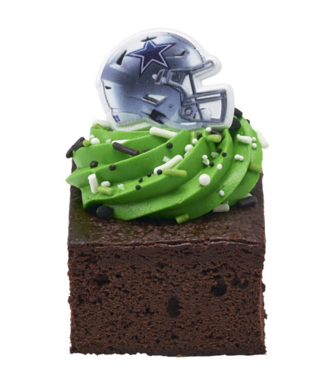 DECOPAC NFL Dallas Cowboys Helmet Cupcake Rings - 12 Count