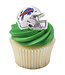 DECOPAC NFL Buffalo Bills Helmet Cupcake Rings - 12 Count