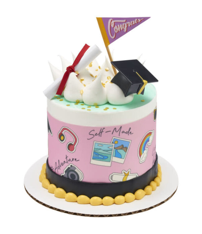 BAKERY CRAFTS Graduation Diploma with Red Ribbon - 12 Count