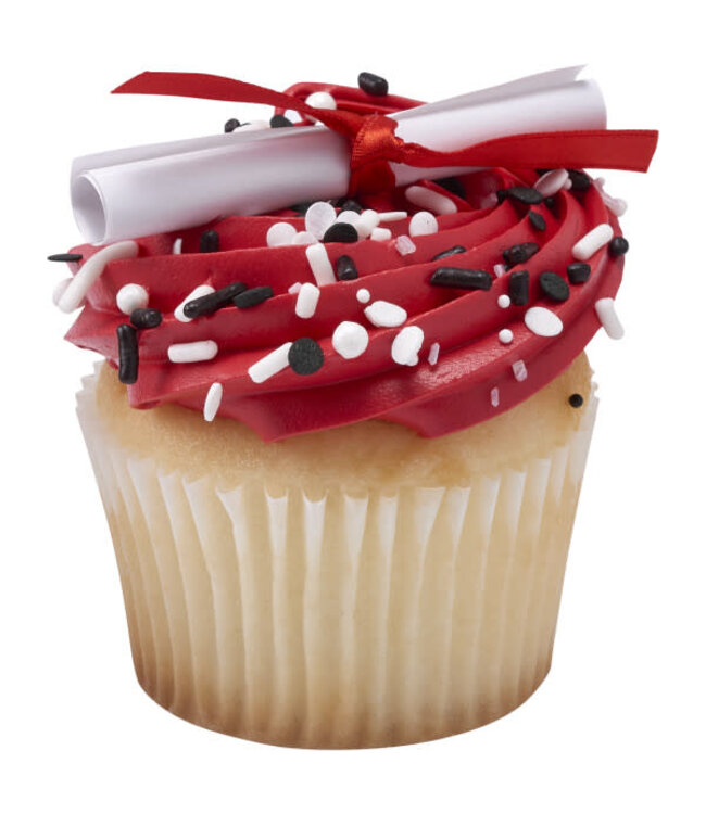 BAKERY CRAFTS Graduation Diploma with Red Ribbon - 12 Count