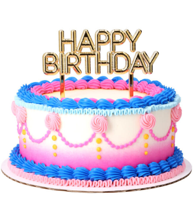 BAKERY CRAFTS Happy Birthday Vertical Cake Topper