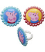 DECOPAC Peppa Pig™ Siblings Cupcake Rings - 12 Count