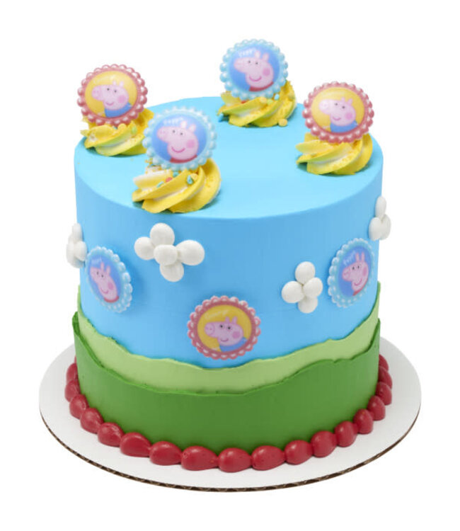 DECOPAC Peppa Pig™ Siblings Cupcake Rings - 12 Count