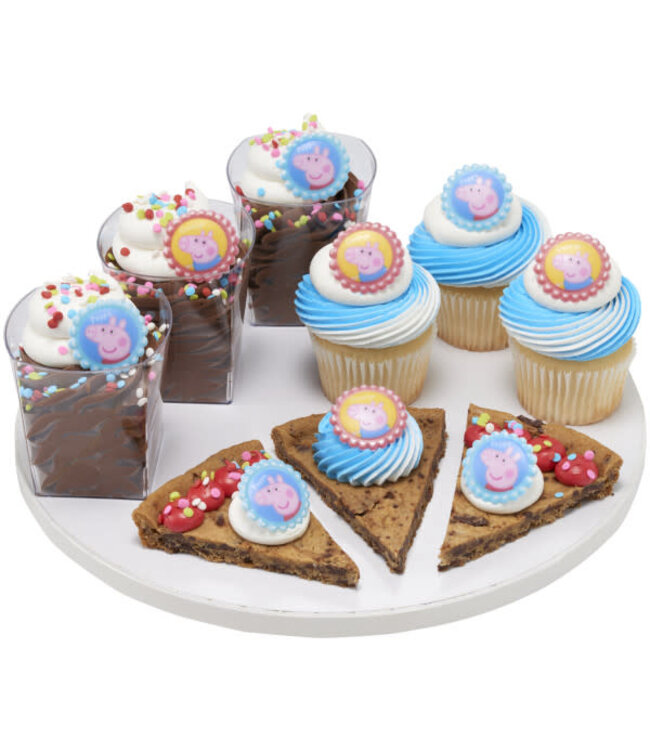 DECOPAC Peppa Pig™ Siblings Cupcake Rings - 12 Count