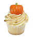 DECOPAC Traditional Pumpkin Cupcake Rings -12 Count