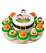 DECOPAC Traditional Pumpkin Cupcake Rings -12 Count