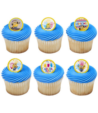 DECOPAC Despicable Me™ Celebrations Cupcake Rings - 12 Count