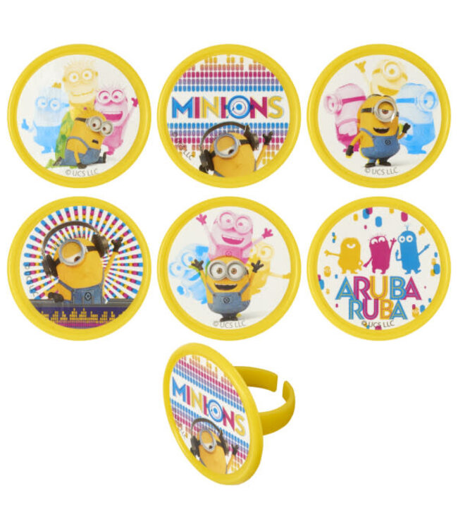 DECOPAC Despicable Me™ Celebrations Cupcake Rings - 12 Count