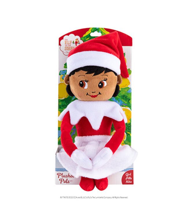 The LumiStella Company Plushee Pals Girl Brown Eyes