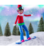 The LumiStella Company MagiFreez® Swish and Sleigh Snowboard Set