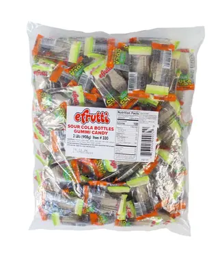 eFrutti 2lbs Efrutti Gummy Candy, Sour Cola Bottles