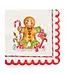 SOPHISTIPLATE, LLC Gingerbread Cocktail Napkins - 26 Count Pack
