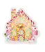 SOPHISTIPLATE, LLC Gingerbread House Die Cut Salad Plates - 8 Count Pack