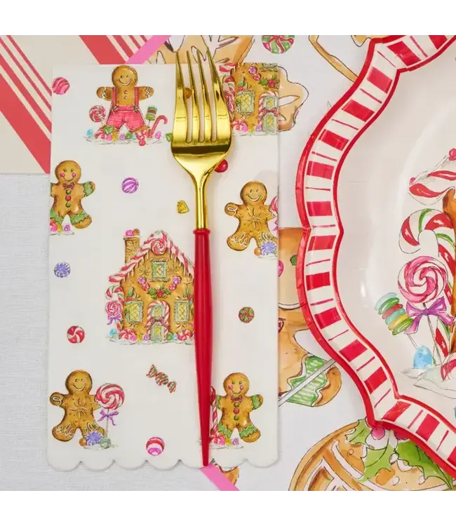 SOPHISTIPLATE, LLC Gingerbread Guest Towels - 20 Pack