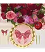 SOPHISTIPLATE, LLC Pink Bows Wavy Dinner Plate - 8 Count Pack