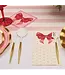 SOPHISTIPLATE, LLC Pink Bows Guest Towel - 20 Count Pack