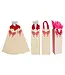 SOPHISTIPLATE, LLC Pink Bows Wine Gift Bags - 6 Count Pack
