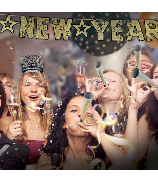 BEISTLE 4CT PARTY HORNS SILVER