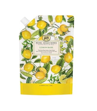MICHEL DESIGN WORKS LEMON BASIL FOAMING SOAP REFILL