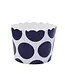 SWEET DIVIDE Small 3 oz Disposable Baking & Snack Cups - Blue - 25 Pk