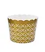 SWEET DIVIDE Small 3 oz Disposable Baking & Snack Cups - Gold - 25 Pk