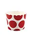 SWEET DIVIDE Small 3 oz Disposable Baking & Snack Cups - Red - 25 Pk