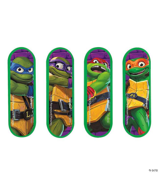 UNIQUE INDUSTRIES INC TMNT Mutant Mayhem 4ct Mini Skateboards