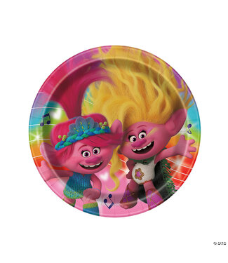 UNIQUE INDUSTRIES INC Trolls Band Together 9in Plates 8ct