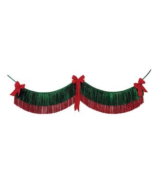 Amscan Traditional Tinsel Garland Red & Green